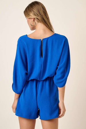 Tab Sleeve Romper