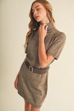 Belted Sweater Dress