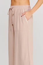 Soft Linen Embroidered Pant
