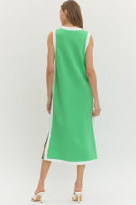 Contrast Binding Dress