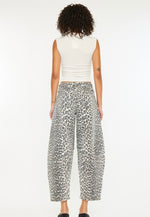 Barrel Leopard Jean