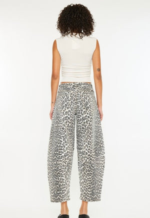 Barrel Leopard Jean