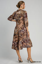 Paisley Midi Dress