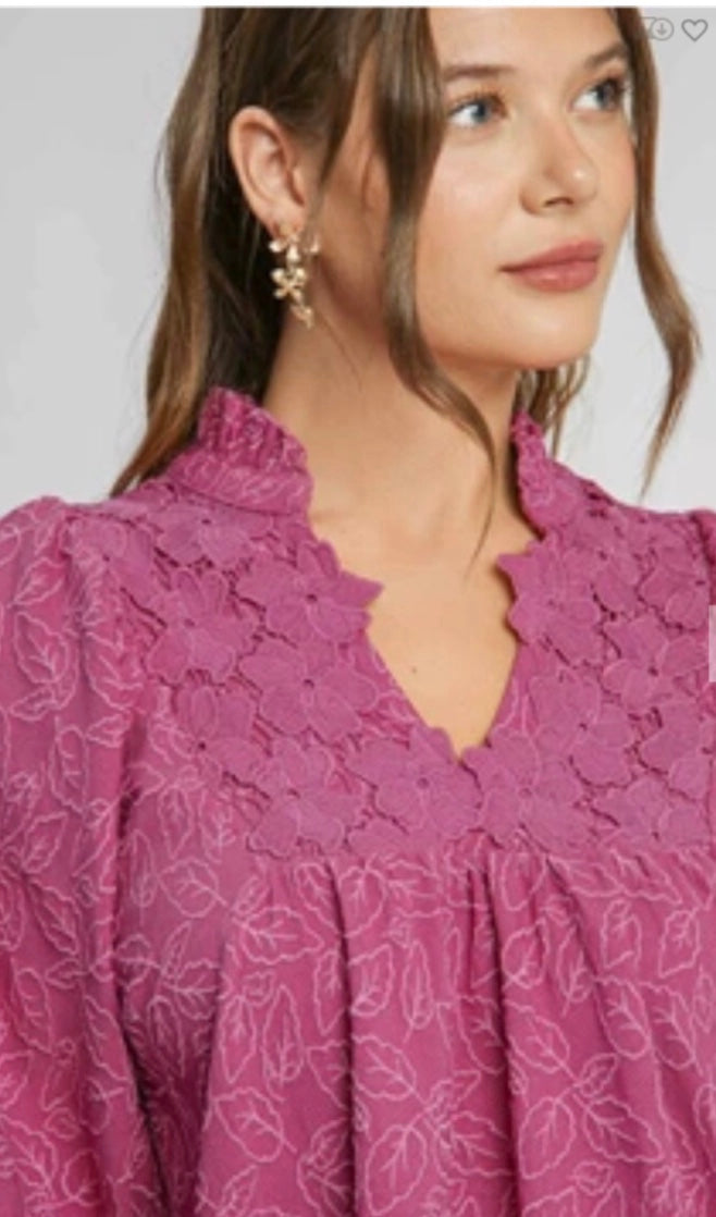 Jacquard Lace Dress