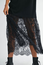 T-shirt Lace Maxi Dress