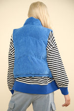 Corduroy Puffer Vest