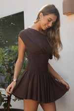 Asha Asymmetry Mini Dress