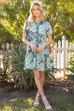 Paisley Patch Dress
