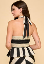 Striped Halter Top