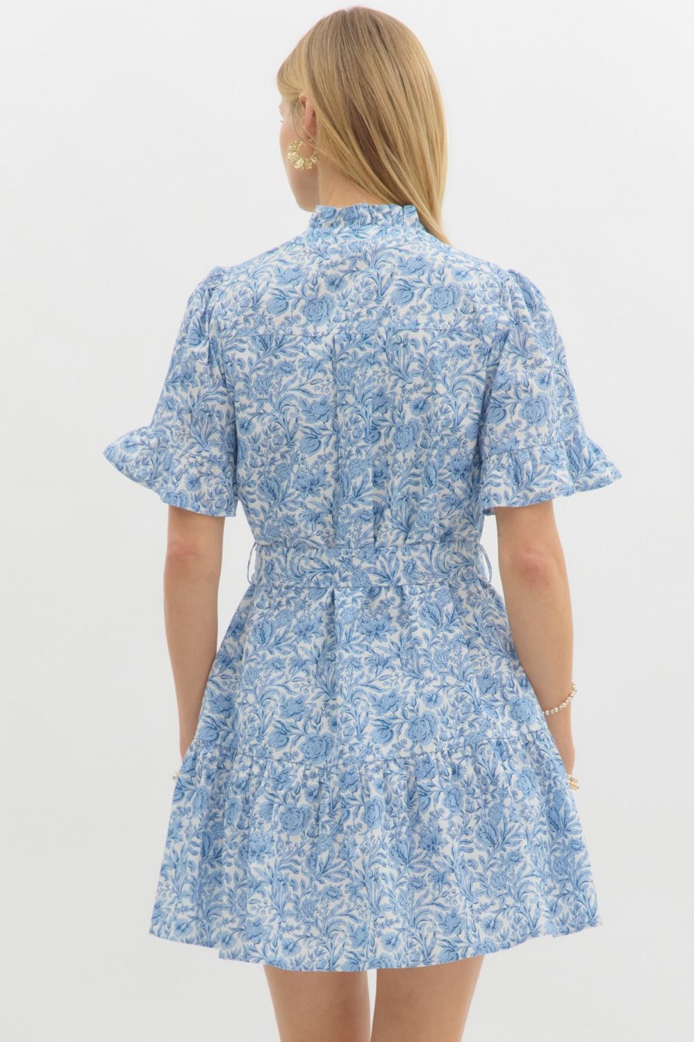 Floral Ruffles Dress