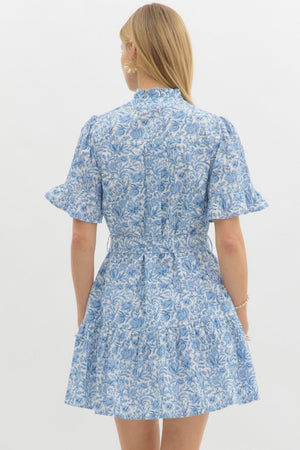 Floral Ruffles Dress