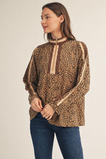 Wild Quarter Zip Top
