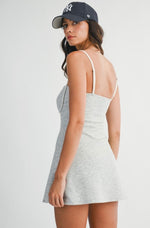Contrast Binding Romper