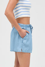 Lyocell Drawstring Shorts