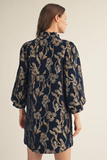 Floral Jacquard Dress