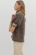 Puff Sleeve Leopard Top