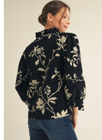 Floral Jacquard Top