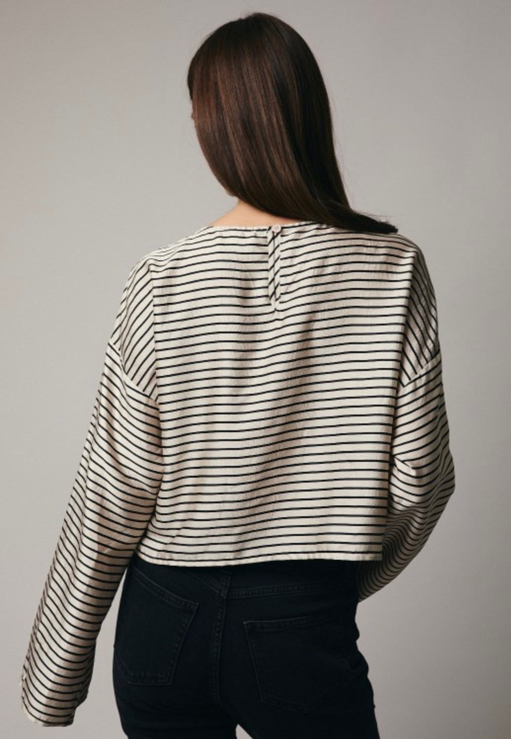Champagne Stripe Blouse