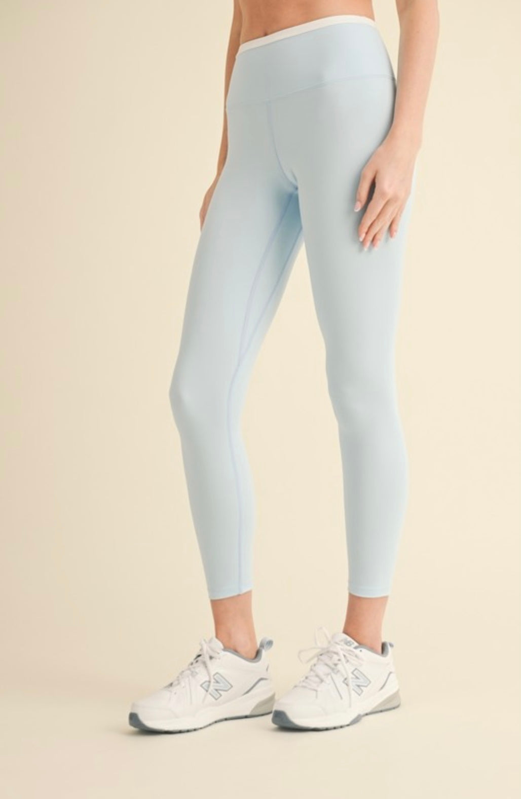 Blue Contrast Leggings
