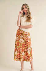 Floral Scene Skirt