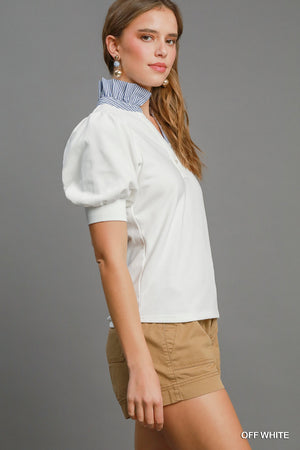 High Ruffled Top