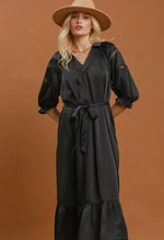 Satin Lace Midi