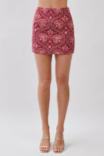Paisley Floral Skirt