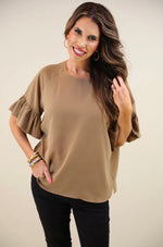 Rebecca Ruffle Top
