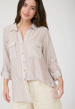 Striped Collared Shirt
