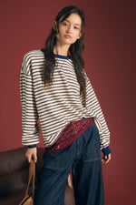 V Stitch Knit Top