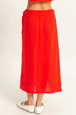 Crinkle Maxi Skirt