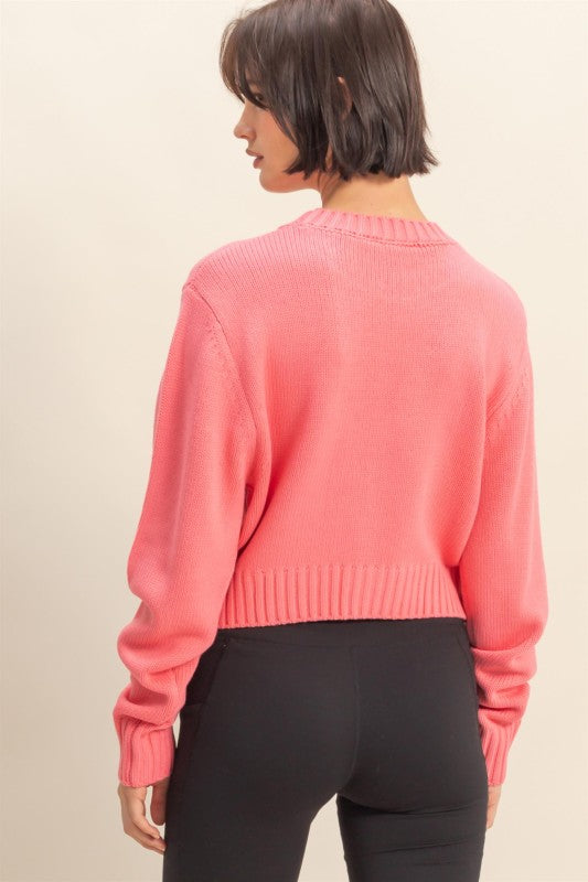 Cropped Classic Sweater