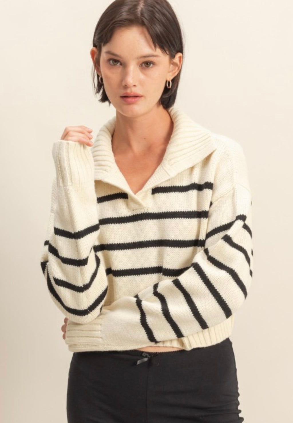 Rugby Crop Sweater