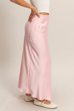 Satin Maxi Skirt