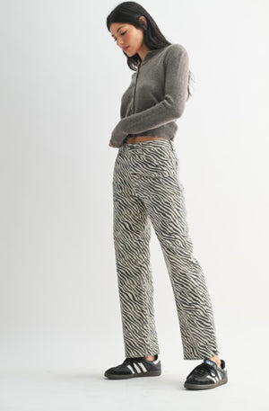 Vintage Zebra Jeans