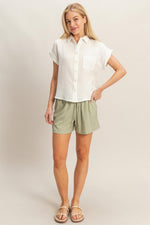 Sage Tencel Shorts