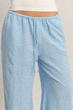 Relaxed Gingham Pants