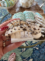 Teleties Blonde Tortoise Flat Clip
