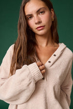 Oversized Button-up Sweater