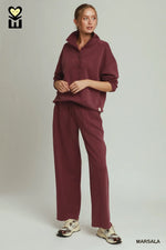 Cloudknit Marsala Pants
