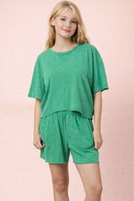 Dual Texture Shorts Set