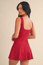 Polka-Dot Athletic Dress