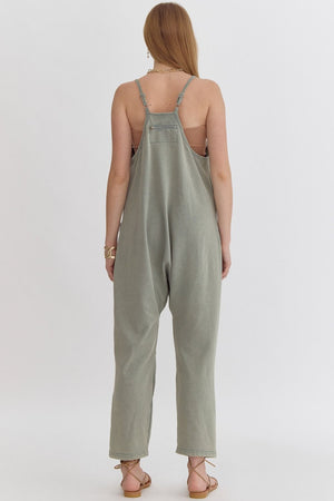 Olive Casual Jumpsuit