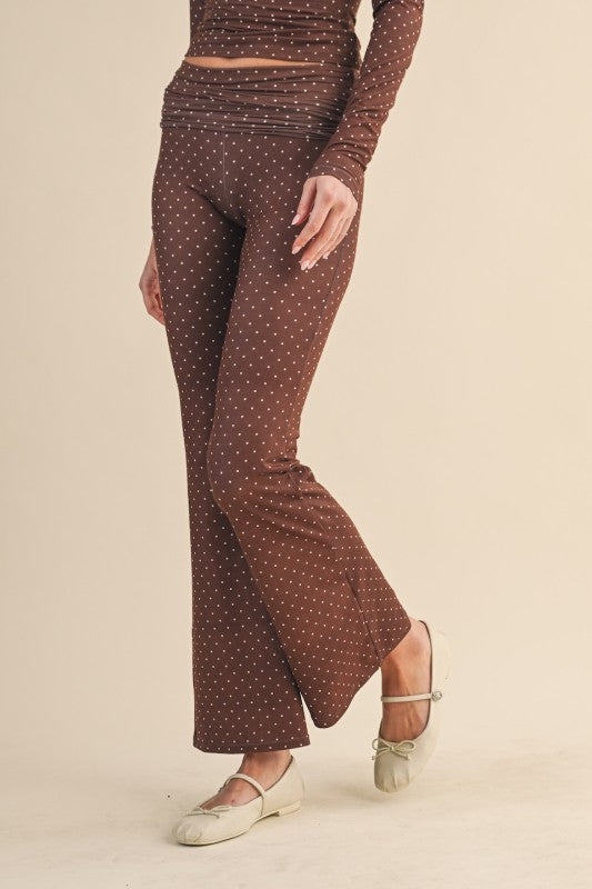 Dot Flare Pants