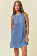 Chambray A-Line Dress