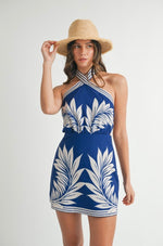 Placement Halter Dress