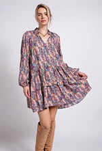 Flowy Paisley Dress