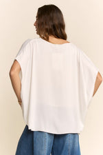 Draped Silhouette Top