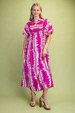 Smocked Yoke Midi