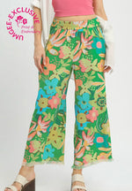 Floral Flash Pants